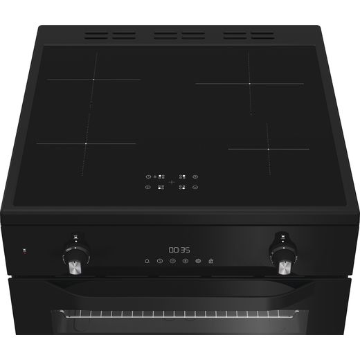 Hotpoint Electric Cooker with Induction Hob - Black - Control panel